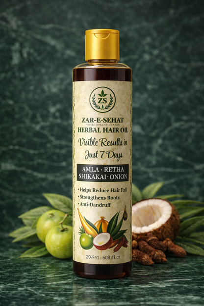 ZAR-E-SEHAT – 100% Herbal & Organic Hair Oil in Pakistan | Natural Wellness Products