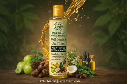 ZAR-E-SEHAT – 100% Herbal & Organic Hair Oil in Pakistan | Natural Wellness Products